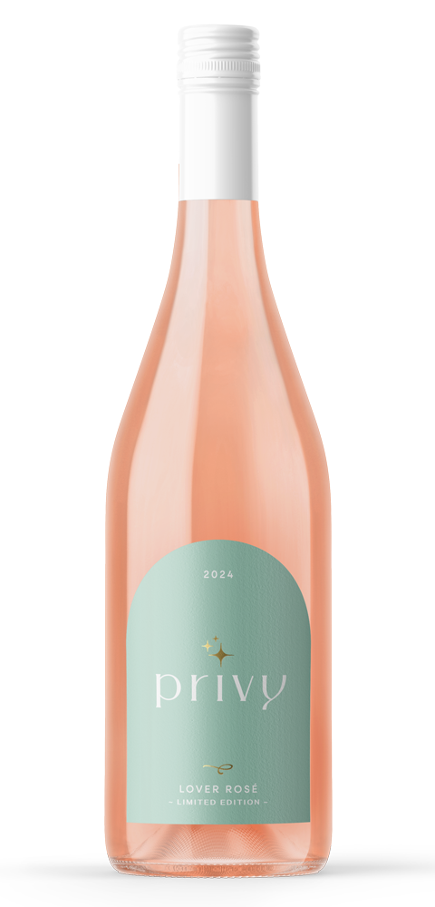 Privy Rose Wine Bottle